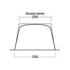  Outwell Touring Canopy Poled