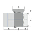  Outwell Jonesville 440sa Flex Awning