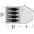  Outwell Earth 4 Plus Tent