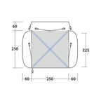  Outwell Daytona Air Awning (175-200cm) (2025)