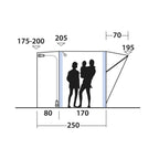  Outwell Santa Monica Air Awning (175-200cm) (2025)
