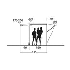  Outwell Fresno Awning (175-200cm) (2025)