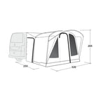  Outwell Fresno Awning (175-200cm) (2025)