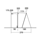  Outwell San Diego Awning (2025)