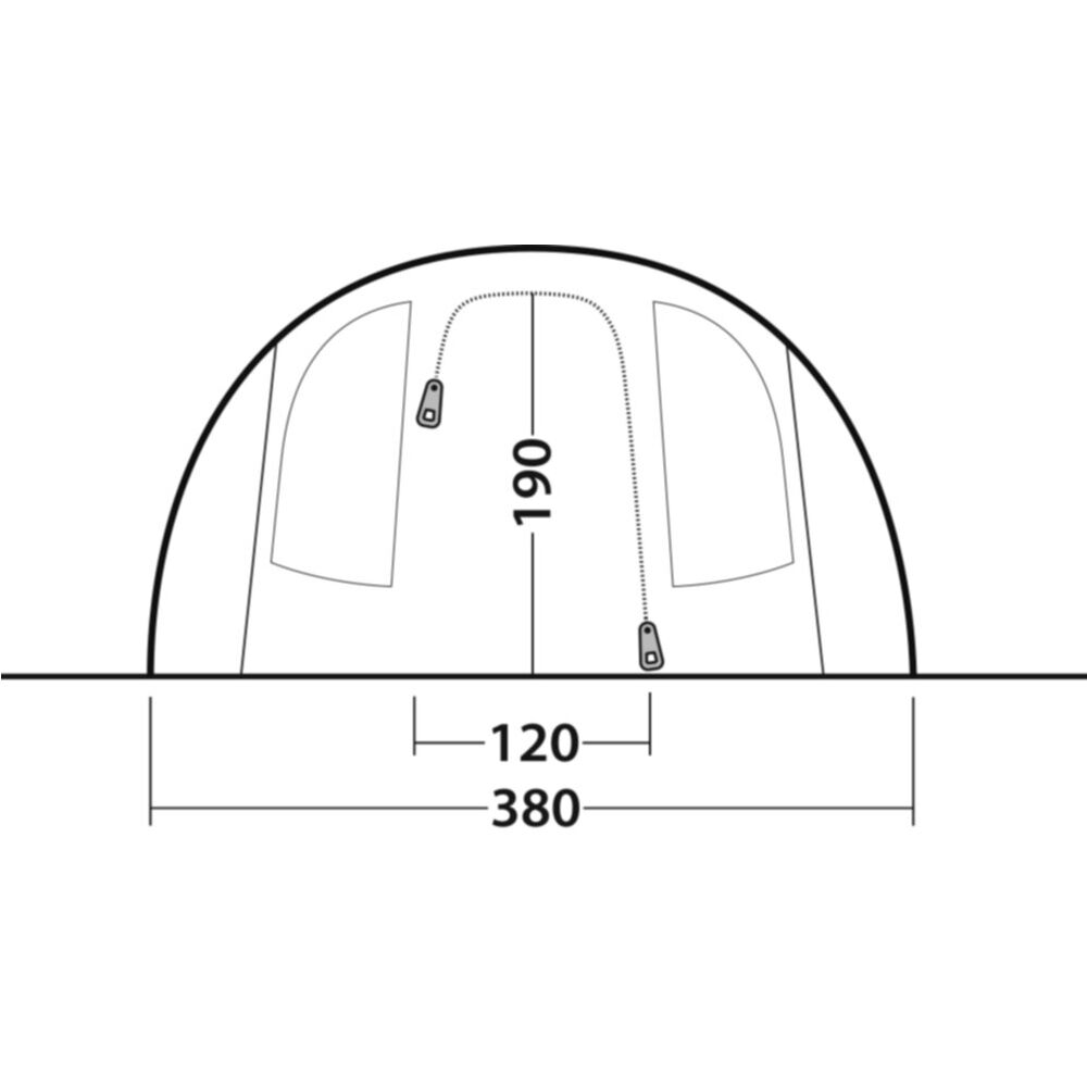  Outwell Carolina 6 Tent (2025)