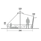 Outwell Robens Klondike Twin Tipi Tent (2023)