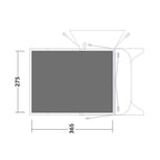  Outwell Blossburg 380 Footprint Groundsheet