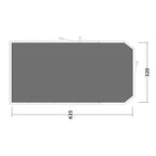  Outwell Tennessee 5 Air Footprint Lux (635 X 320cm)