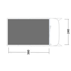  Outwell Monterey 4 Footprint Groundsheet (240 X 380cm)