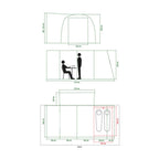  Coleman Journeymaster Deluxe Air L Blackout Awning