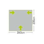  Quest Falcon Pro 260 Air Porch Caravan Awning