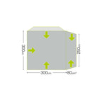  Quest Eagle Air Drive Away Awning (Low: 180-210cm)