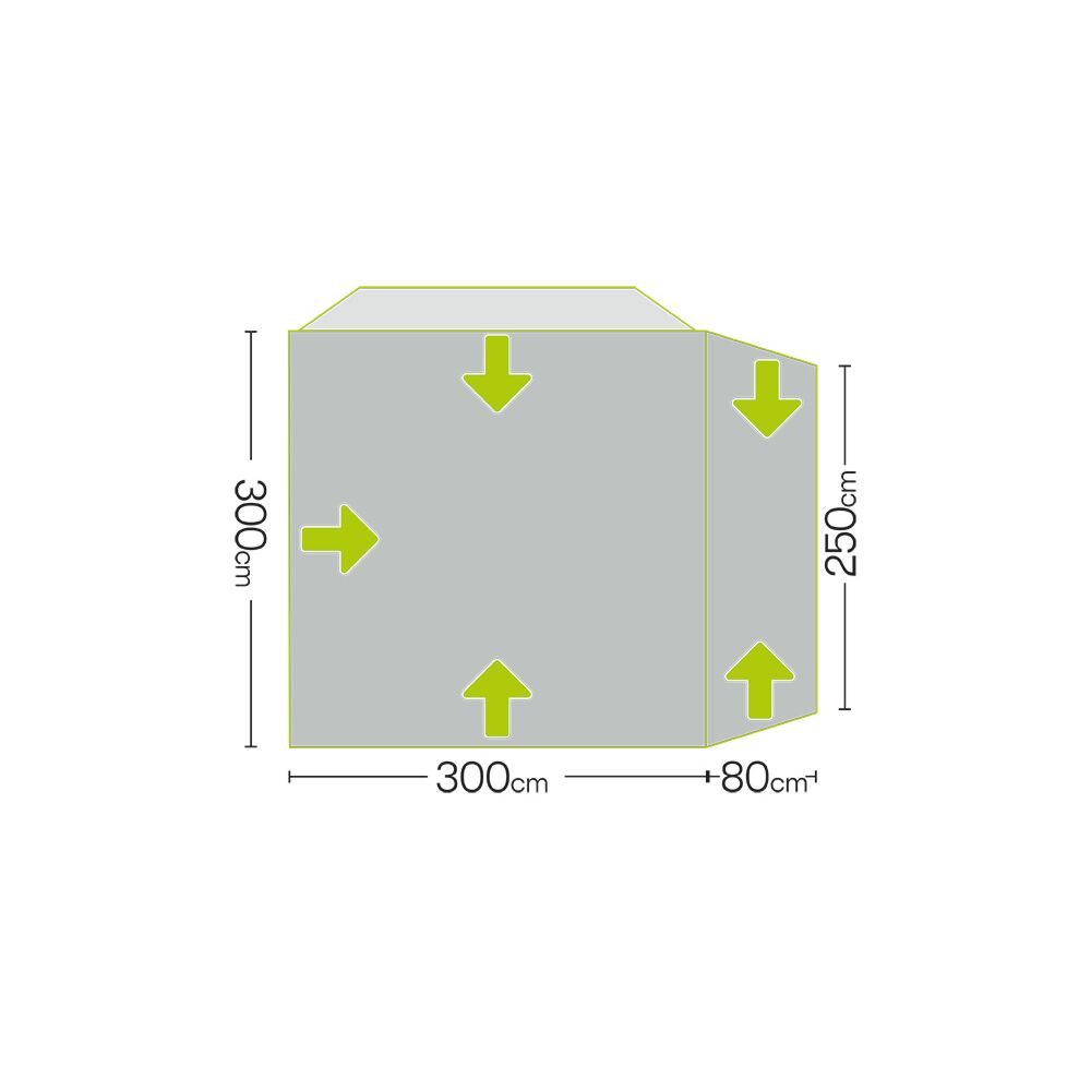  Quest Eagle Air Drive Away Awning (High: 240-270cm)
