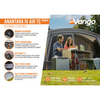 Vango Airbeam Vango Anantara IV TC 650xl Air Tent
