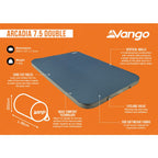  Vango Arcadia 7.5 Double Self Inflating Mat