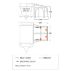  Vango Balletto Air 260 Elements Proshield Caravan Awning (2024)