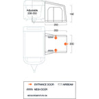 Vango Airbeam Vango Balletto Air 200 Elements Shield Caravan Awning (2024)