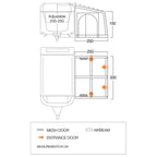 Vango Airbeam Vango Balletto Air 330 Elements ProShield Caravan Awning (2024)