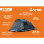  Vango Beta 550xl Tent (Deep Blue) (2025)
