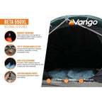  Vango Beta 550xl Tent (Mineral Green)