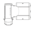  Outdoor Revolution Cayman Combo Air Mid Driveaway Awning (210-255cm)