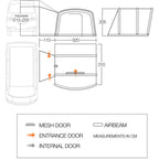 Vango Airbeam Vango Cove III Air Mid Awning (2024)
