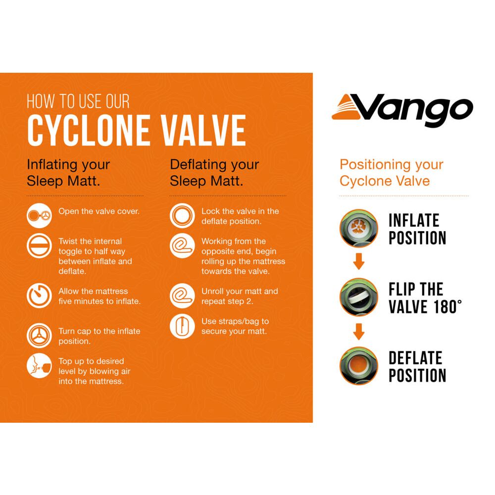  Vango Arcadia 10 Double Self Inflating Mat