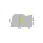  Quest Eagle Poled Drive Away Awning (Low: 180 - 210cm)