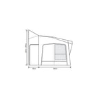  Outdoor Revolution Esprit Pro X 350M Awning (220-290cm)