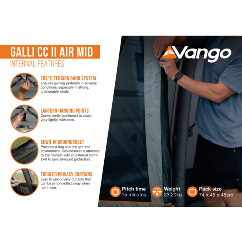  Vango Galli CC II Air Mid Awning