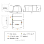 Vango Airbeam Vango Galli Pro Air Tall Awning