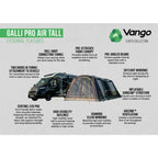 Vango Airbeam Vango Galli Pro Air Tall Awning