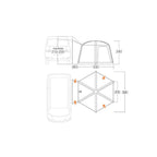 Vango Airbeam Vango Hexaway Pro Air Mid Awning