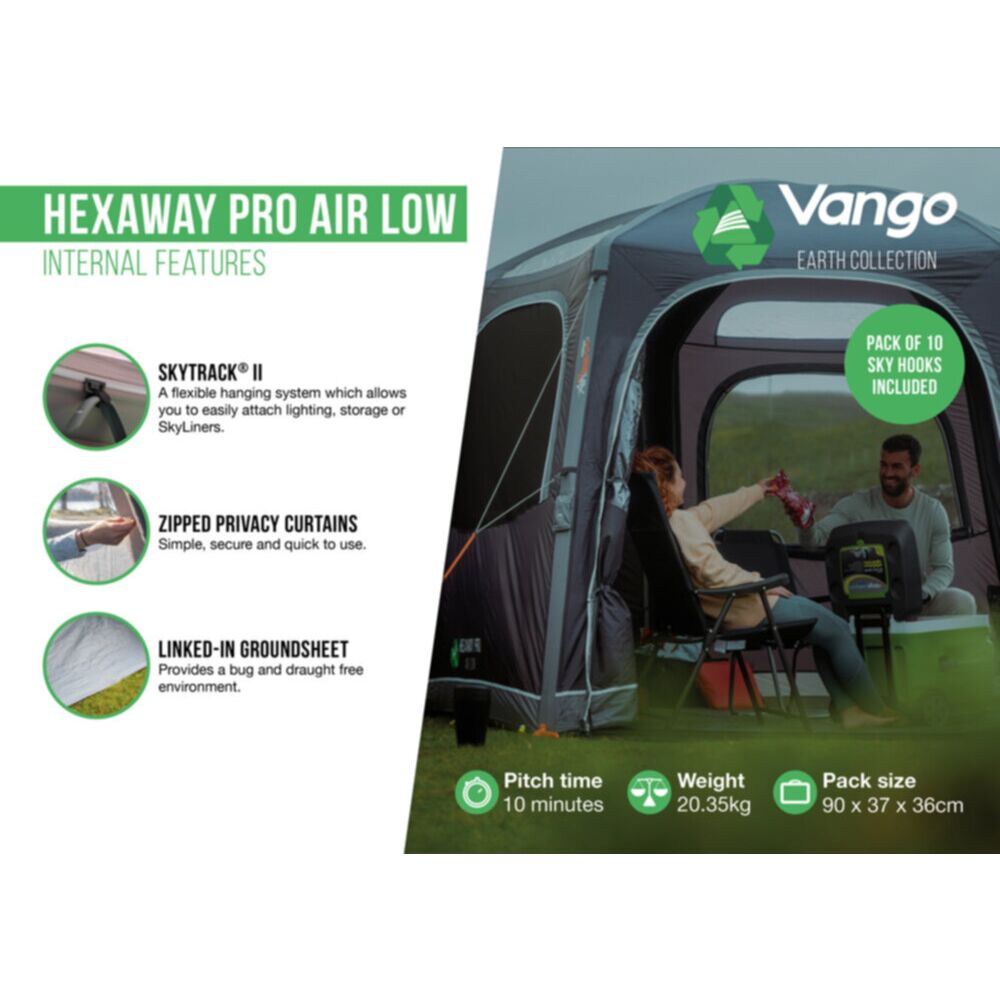 Vango Airbeam Vango Hexaway Pro Air Low Awning