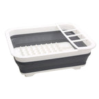  Quest Collapsible-Wares Dish Rack Drainer With Cutlery Holder