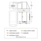 Vango Airbeam Vango Kela Pro Air Awning Low