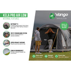 Vango Airbeam Vango Kela Pro Air Awning Low