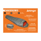  Vango Nitestar Alpha 350 Sleeping Bag (Fog)