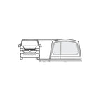  Outdoor Revolution Movelite T3E High Awning (255-305cm)