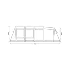  Outdoor Revolution Camp Star 700 Air Tent Bundle