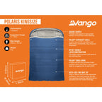  Vango Polaris King Sleeping Bag