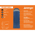  Vango Polaris Single Sleeping Bag
