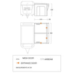 Vango Airbeam Vango Riviera Air 390 Elements TC Caravan Awning (2024)