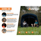  Vango Sierra 300 Poled Tent (2025)