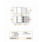 Vango Airbeam Vango Sierra Air 300 Tent (2025)