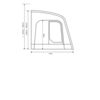  Outdoor Revolution Sportlite Air 320 Caravan Awning
