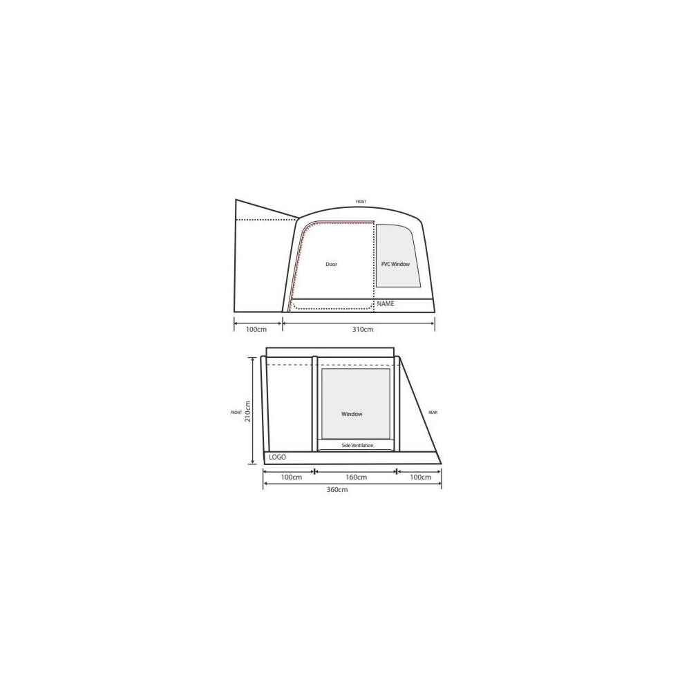  Outdoor Revolution Cayman Air T3 Lite Mid With Footprint (2025)