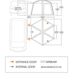 Vango Airbeam Vango Airhub Hexaway II Low Awning