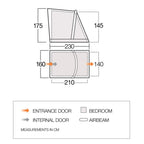  Vango Riviera Tall Annex (All Season)