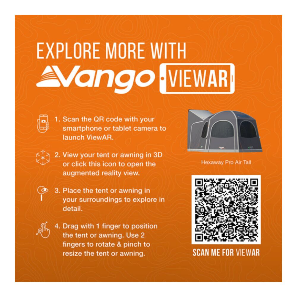 Vango Airbeam Vango Hexaway Pro Air Tall Awning